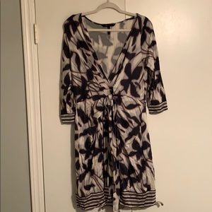 BCBG jersey wrap dress